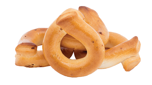"KAPELUSHKA" ring-shaped cracknel with onions