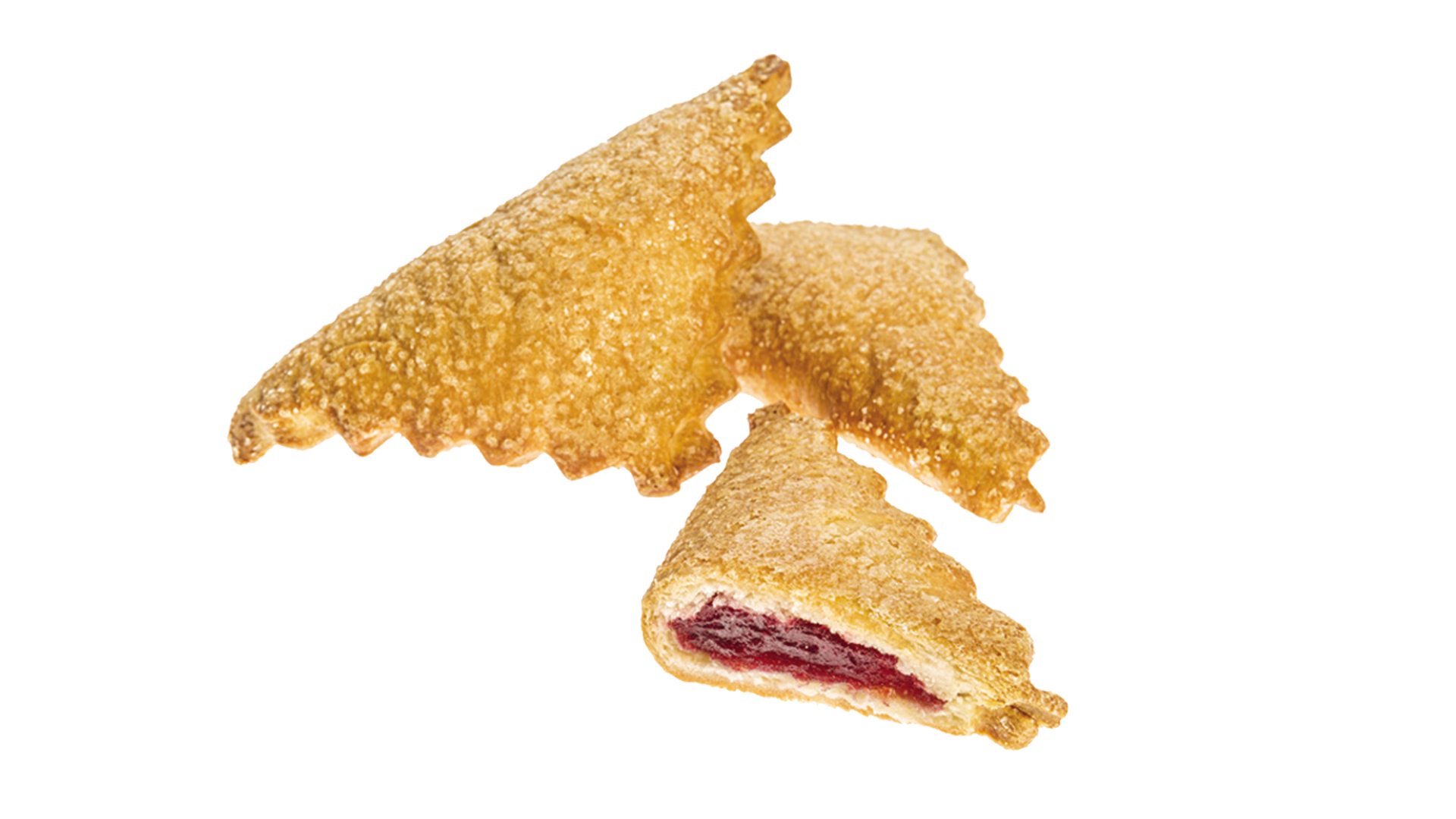 Shortcrust yeasty cookies “Turnover” with cherry flavor
