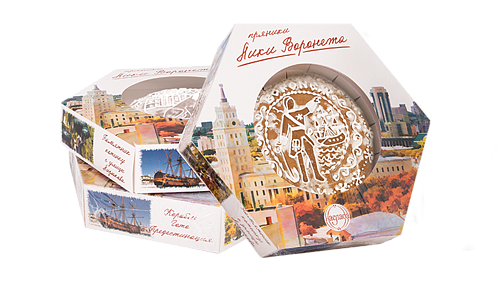 Spice cakes "VORONEZH VIEWS" with decor